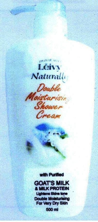 Mẫu nhãn hiệu HIGH QUALITY Leivy Naturally Double Moistarising Shower Cream..