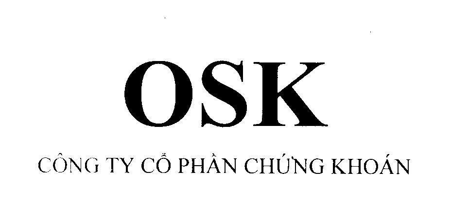 Mẫu nhãn hiệu OSK Công Ty Cổ Phần Chứng Khoán