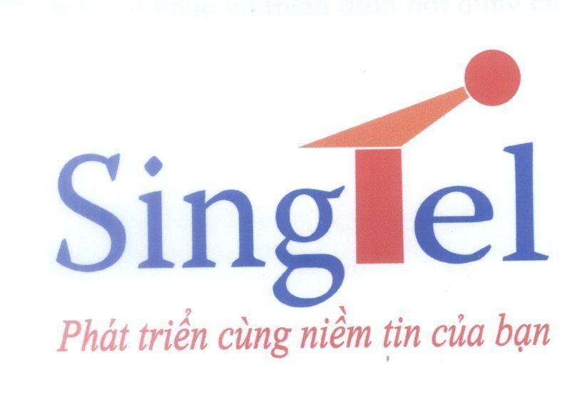 Mẫu nhãn hiệu SingTel Phát triển cùng niềm tin của bạn