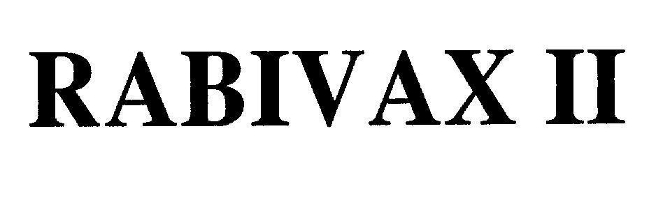 Mẫu nhãn hiệu RABIVAX II