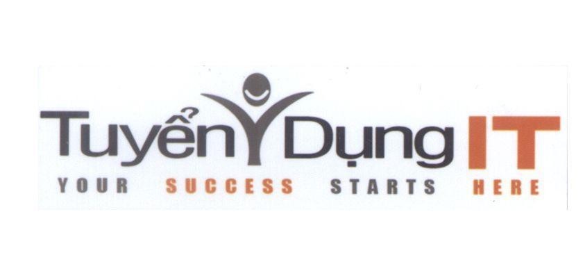 Mẫu nhãn hiệu Tuyển Dụng IT YOUR SUCCESS STARS HERE