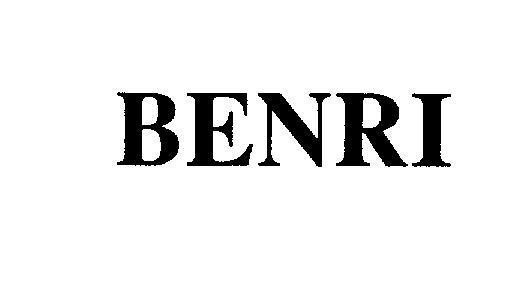 Mẫu nhãn hiệu BENRI