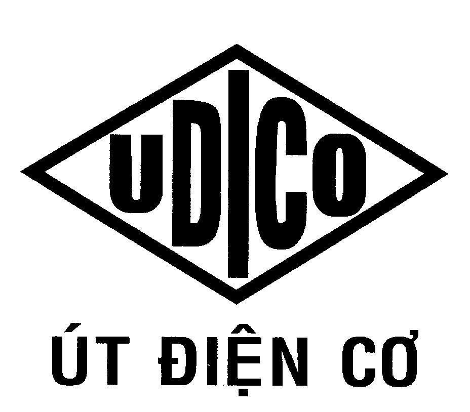 Mẫu nhãn hiệu UDICO út điện cơ