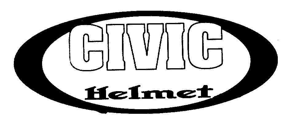 Mẫu nhãn hiệu CIVIC Helmet