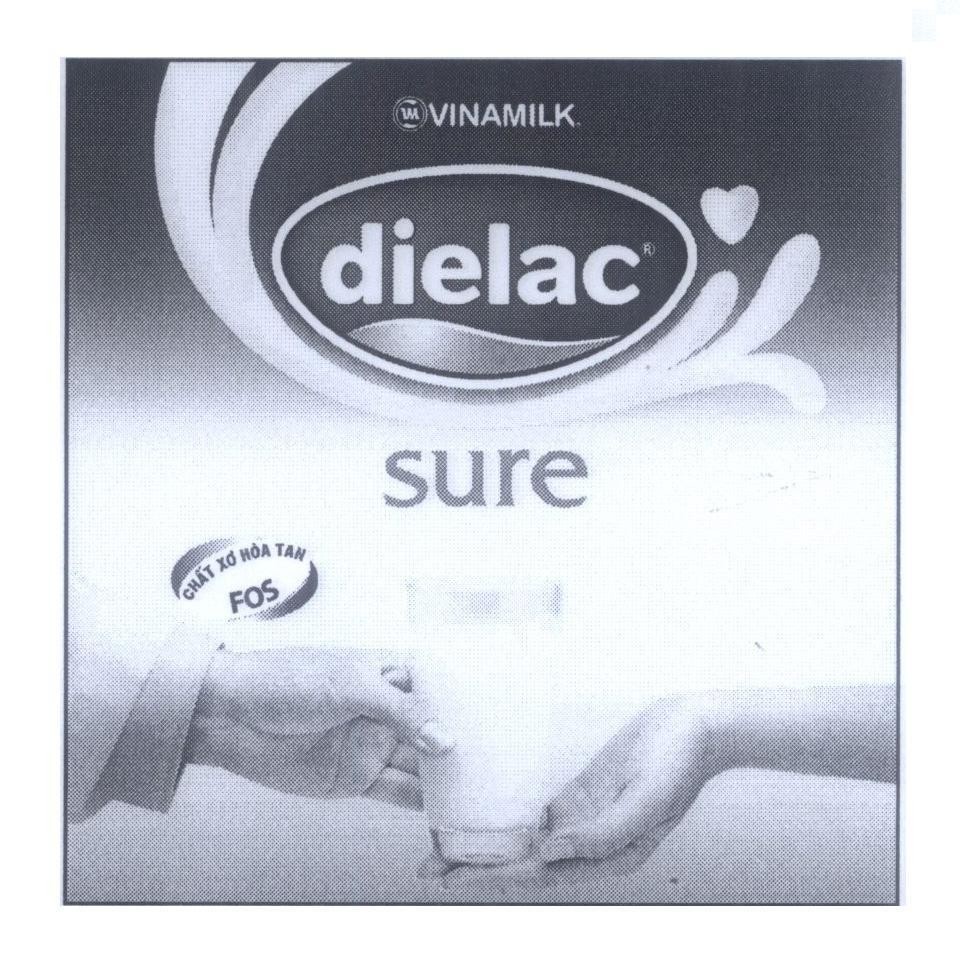 Mẫu nhãn hiệu VINAMILK dielac sure Chất Xơ Hoà Tan FOS