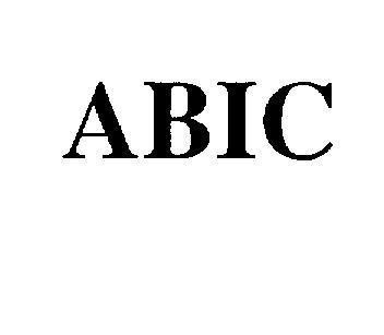 Mẫu nhãn hiệu ABIC