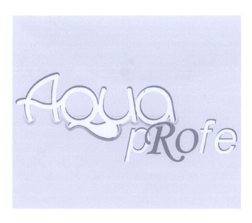 Mẫu nhãn hiệu AQUA Profe