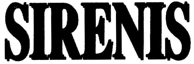 Mẫu nhãn hiệu SIRENIS
