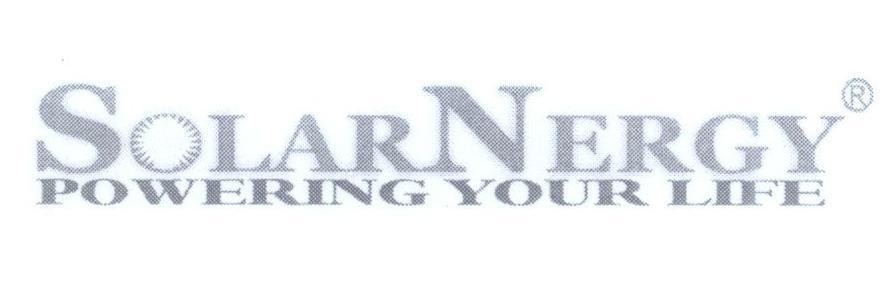 Mẫu nhãn hiệu SOLARNERGY POWERING YOUR LIFE