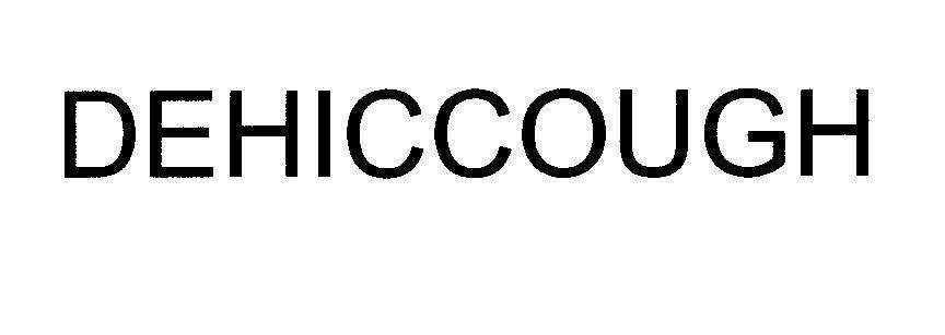 Mẫu nhãn hiệu DEHICCOUGH