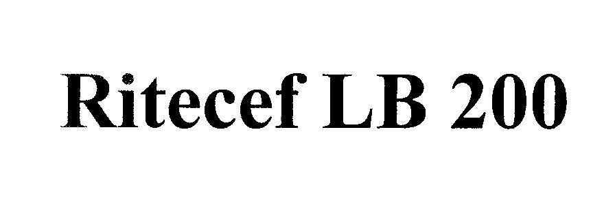 Mẫu nhãn hiệu Ritecef LB 200
