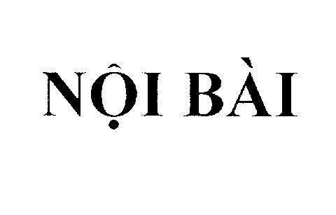 Mẫu nhãn hiệu Nội Bài