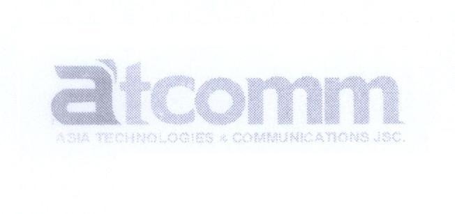 Mẫu nhãn hiệu a'tcomm atcomm ASIA TECHNOLOGIES & COMMUNICATIONS JSC