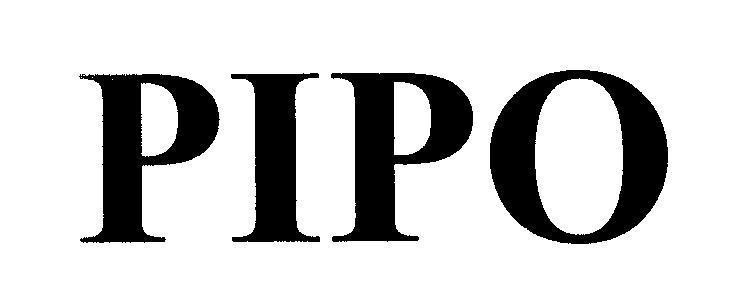 Mẫu nhãn hiệu PIPO