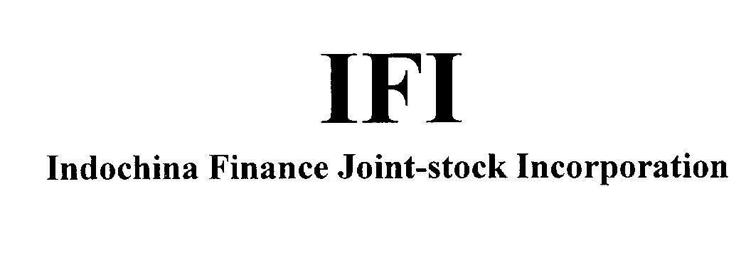 Mẫu nhãn hiệu IFI Indochina Finance Joint-stock Incorporation