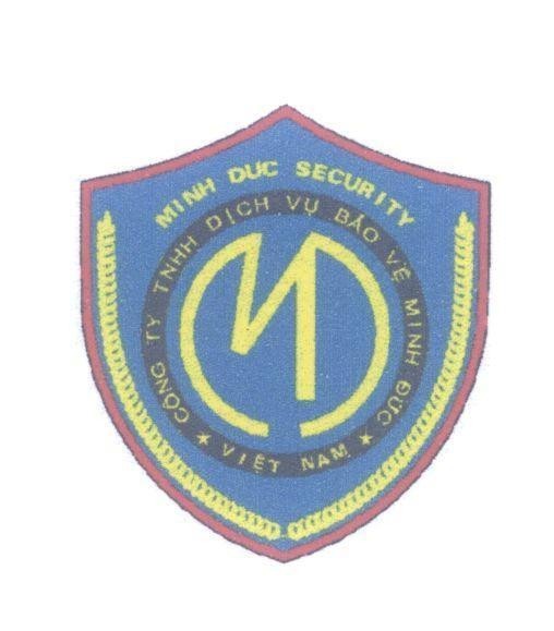 Mẫu nhãn hiệu MINH DUC SECURITY Công ty TNHH dịch vụ bảo vệ Minh Đức Việt Nam