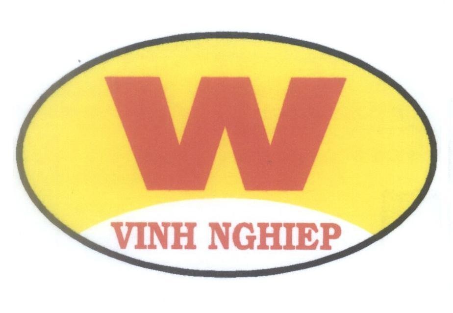 Mẫu nhãn hiệu W VINH NGHIEP