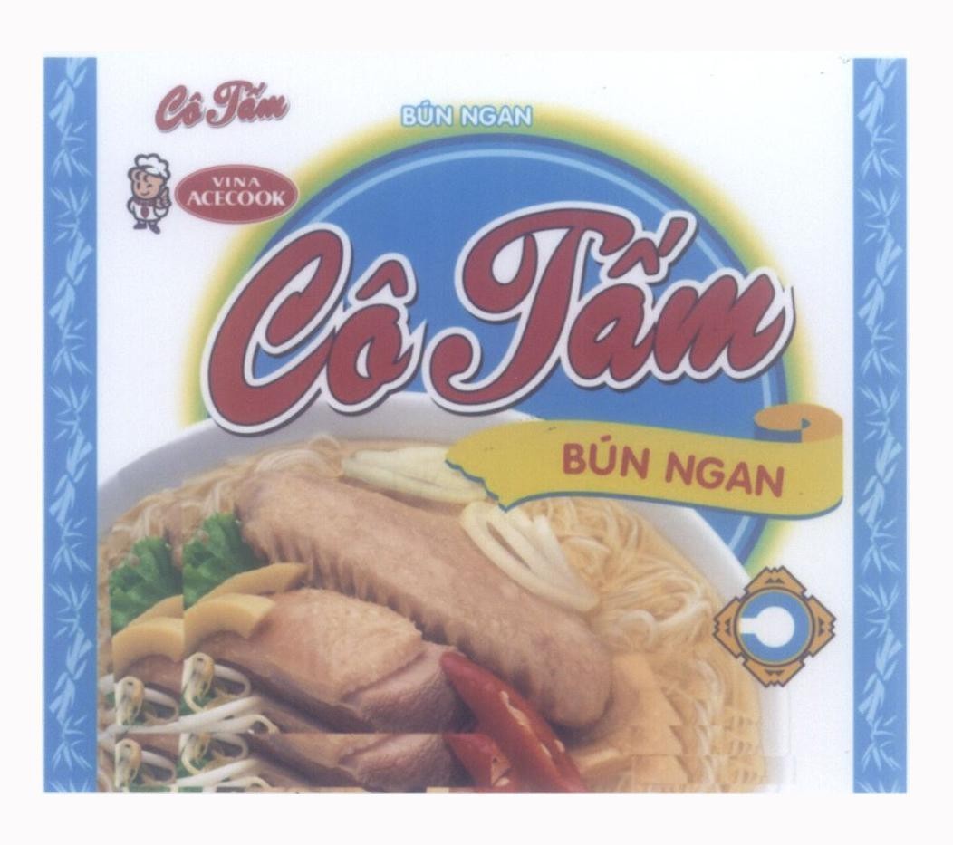 Mẫu nhãn hiệu Cô Tấm VINA ACECOOK Bún Ngan