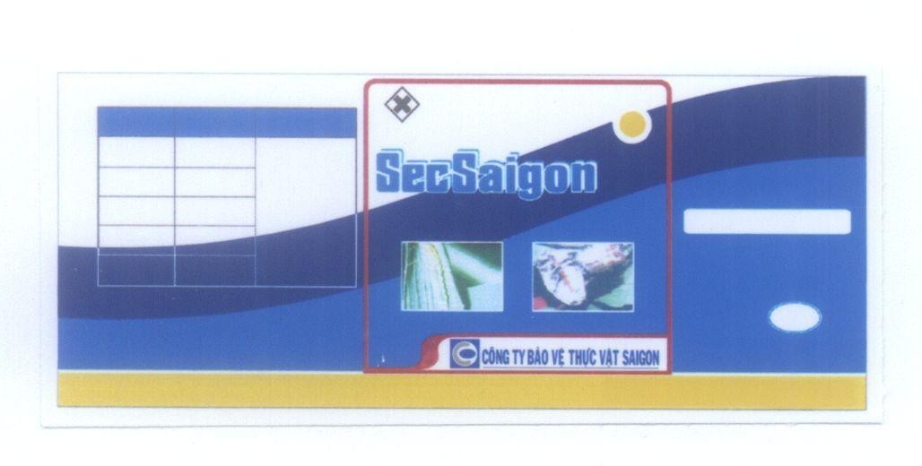Mẫu nhãn hiệu SecSaigon Công Ty Bảo Vệ Thực Vật SAIGON