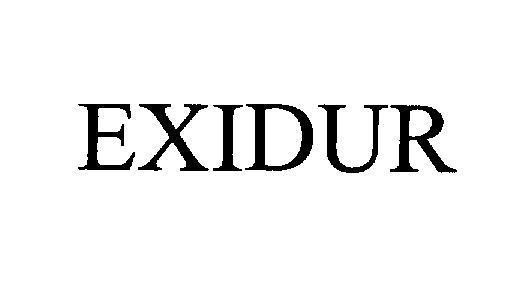 Mẫu nhãn hiệu EXIDUR