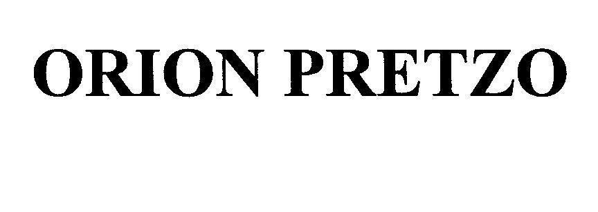 Mẫu nhãn hiệu ORION PRETZO