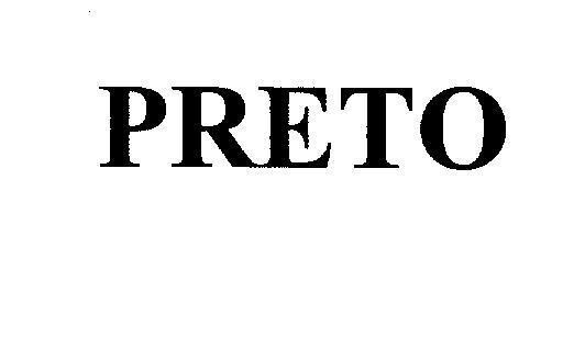 Mẫu nhãn hiệu PRETO