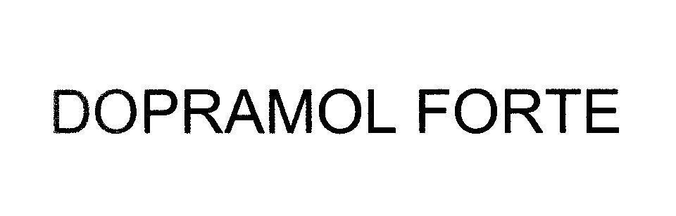 Mẫu nhãn hiệu DOPRAMOL FORTE