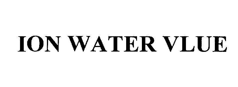 Mẫu nhãn hiệu ION WATER VLUE