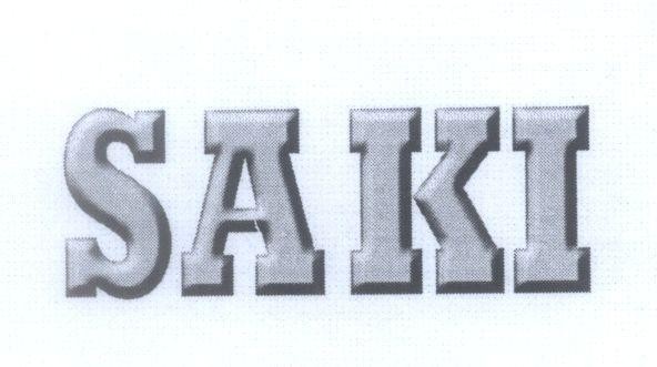 Mẫu nhãn hiệu SAKI