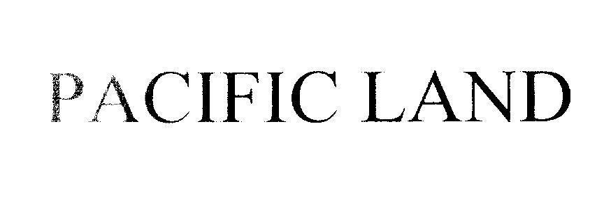 Mẫu nhãn hiệu PACIFIC LAND