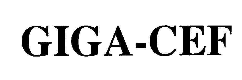 Mẫu nhãn hiệu GIGA-CEF