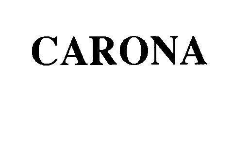 Mẫu nhãn hiệu CARONA
