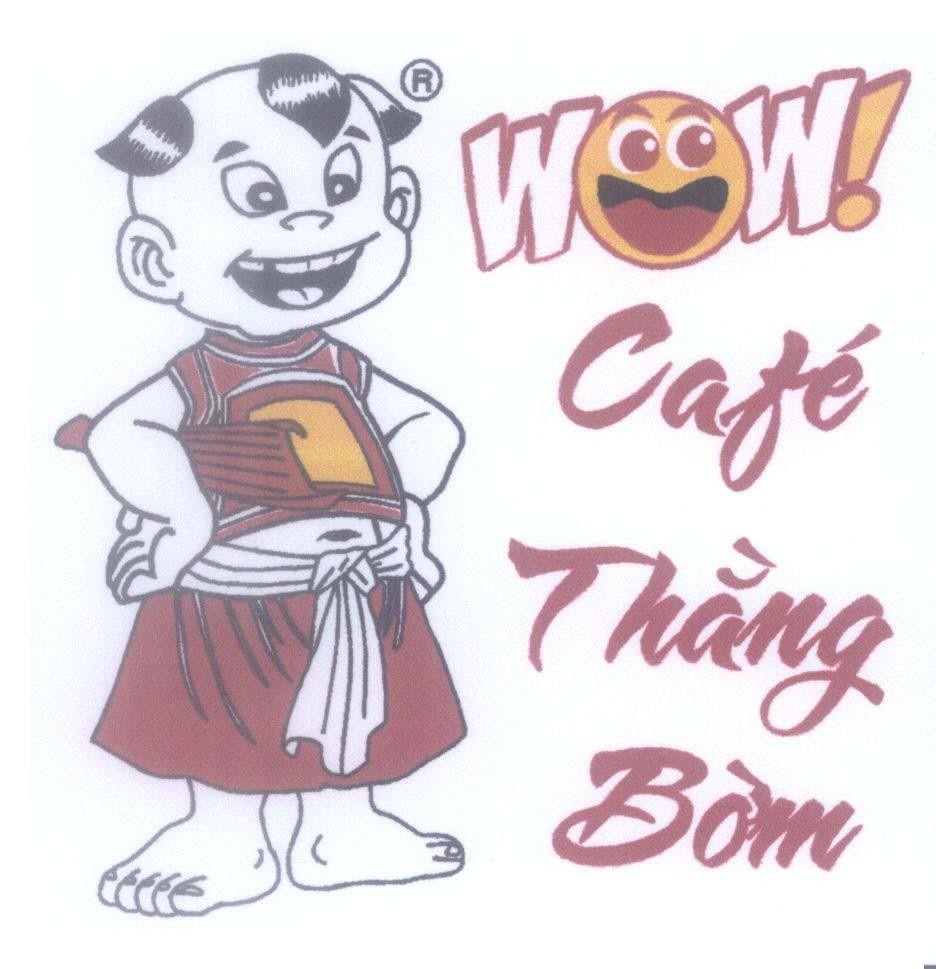 Mẫu nhãn hiệu WOW! Café Thằng Bờm