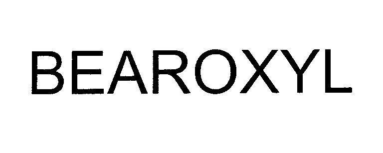 Mẫu nhãn hiệu BEAROXYL