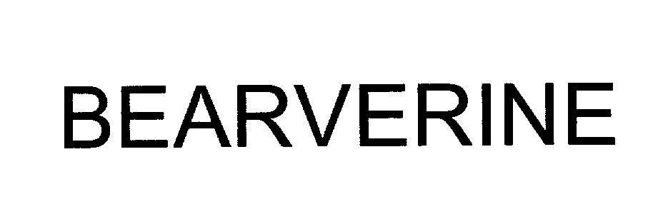 Mẫu nhãn hiệu BEARVERINE