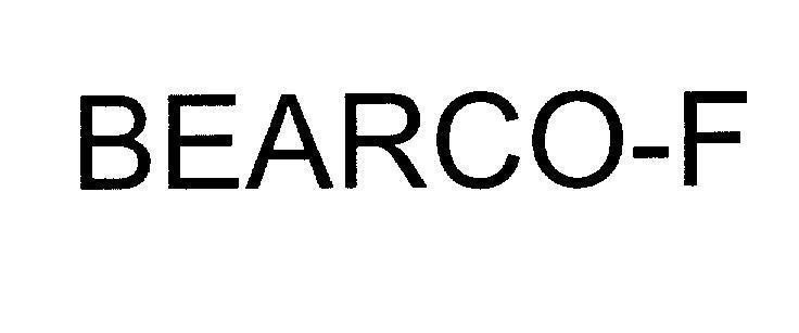 Mẫu nhãn hiệu BEARCO-F