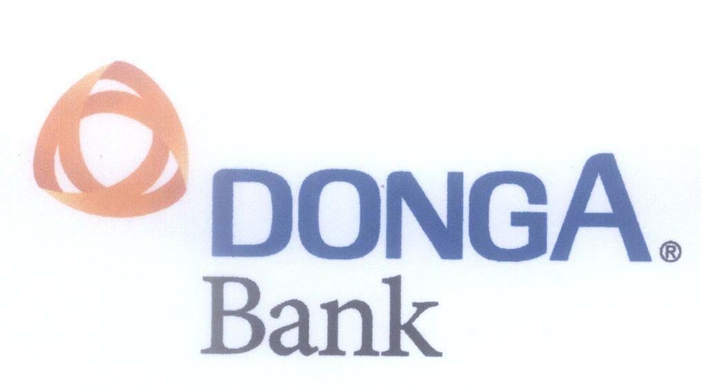 Mẫu nhãn hiệu DONGA Bank