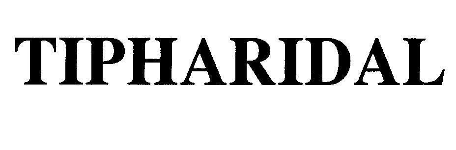 Mẫu nhãn hiệu TIPHARIDAL