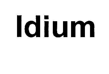 Mẫu nhãn hiệu Idium
