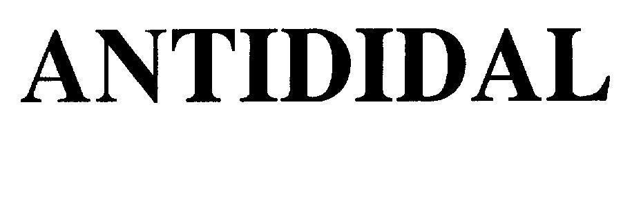 Mẫu nhãn hiệu ANTIDIDAL