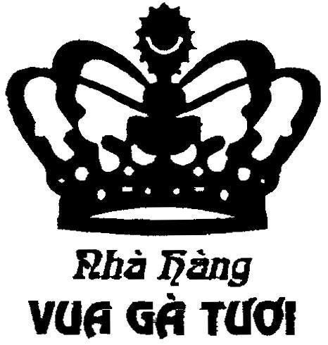 Mẫu nhãn hiệu Nhà hàng Vua Gà Tươi