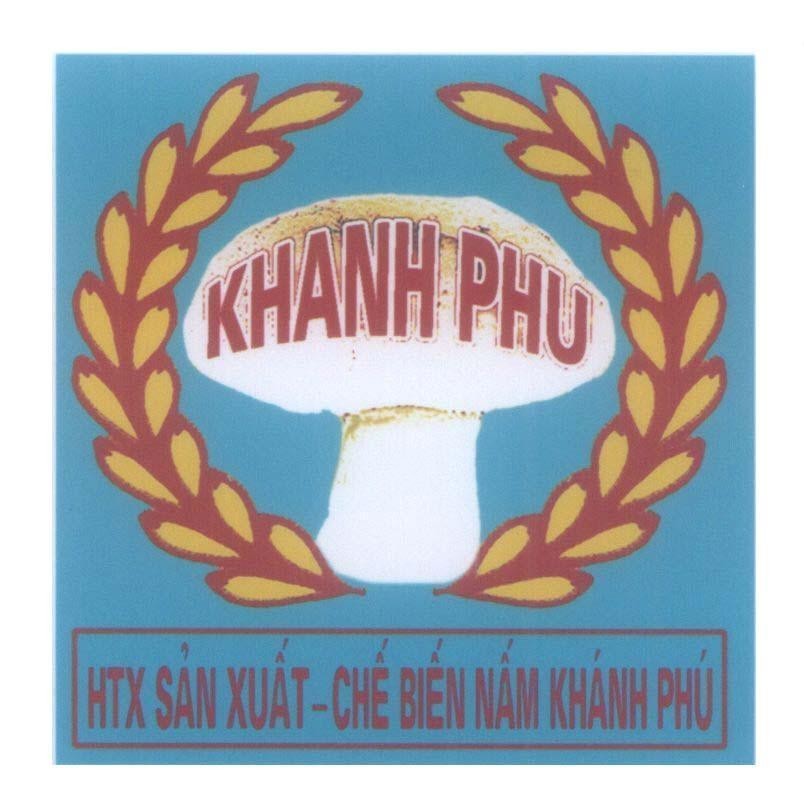 Mẫu nhãn hiệu KHANH PHU HTX Sản Xuất-Chế Biến Nấm Khánh Phú