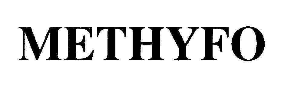 Mẫu nhãn hiệu METHYFO