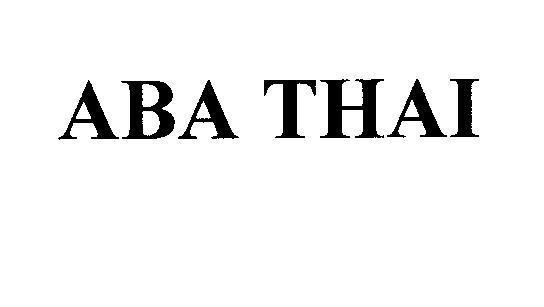 Mẫu nhãn hiệu ABA THAI