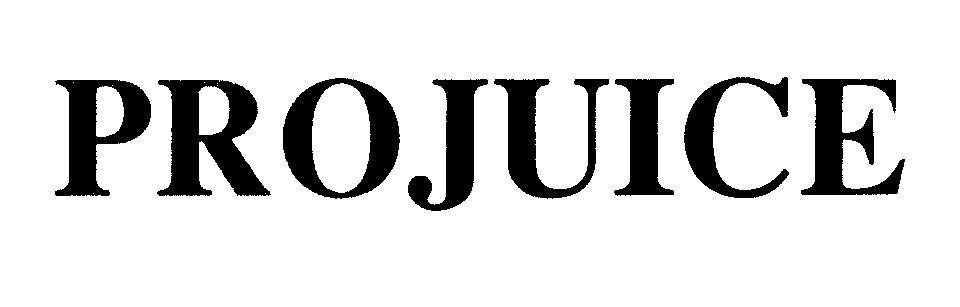 Mẫu nhãn hiệu PROJUICE