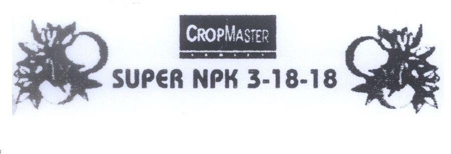 Mẫu nhãn hiệu CROPMASTER SUPER NPK 3-18-18