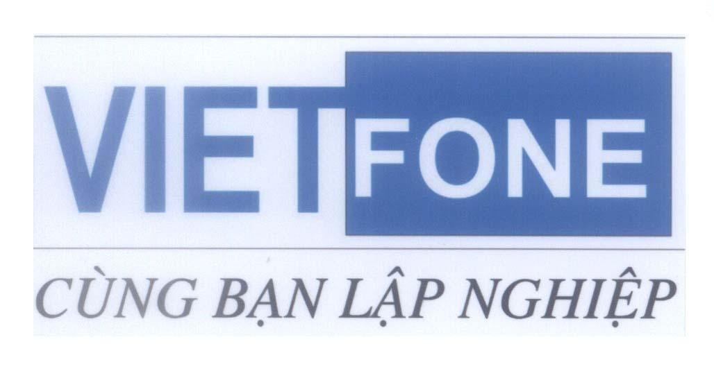 Mẫu nhãn hiệu VIET FONE Cùng Bạn Lập Nghiệp