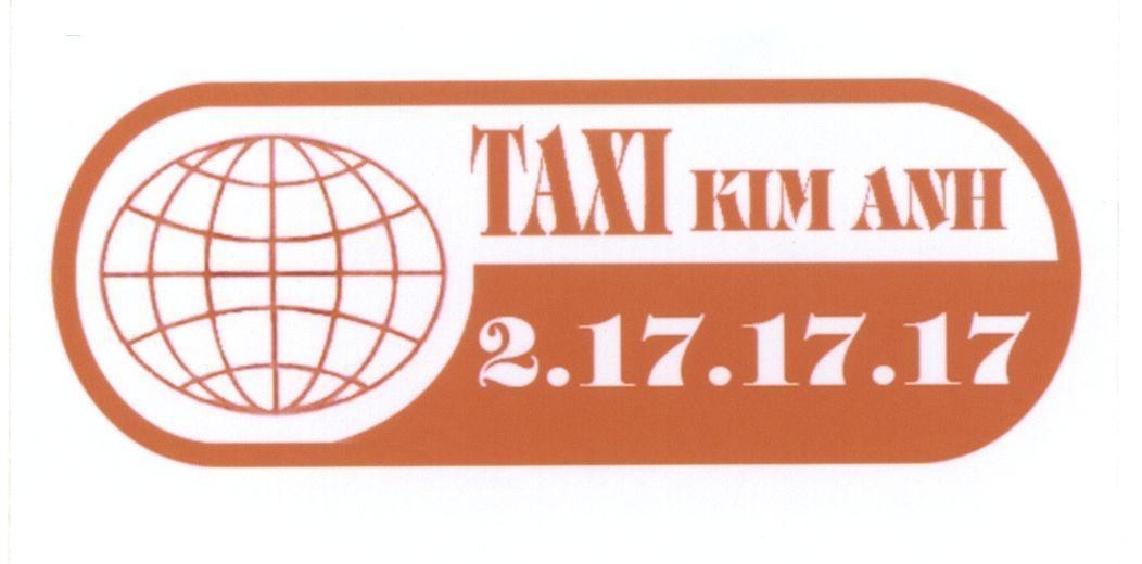 Mẫu nhãn hiệu TAXI KIM ANH 2.17.17.17