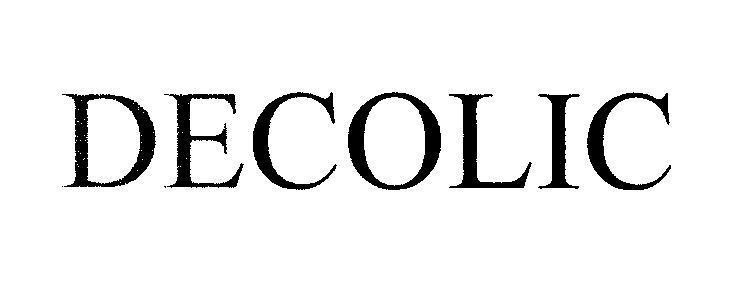 Mẫu nhãn hiệu DECOLIC