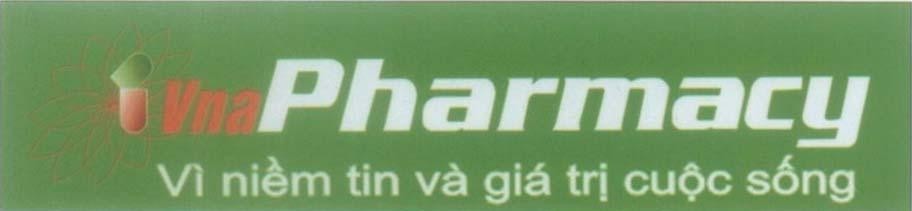 Mẫu nhãn hiệu VnaPharmacy Vì niềm tin và giá trị cuộc sống